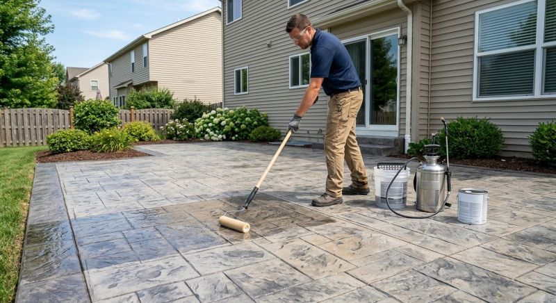 Concrete Patio Sealing in Gig Harbor, WA