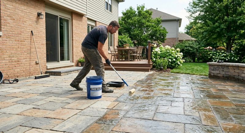 Courtyard Sealing in Gig Harbor, WA