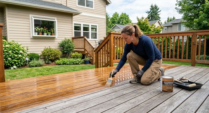 Deck Waterproofing in Renton, WA