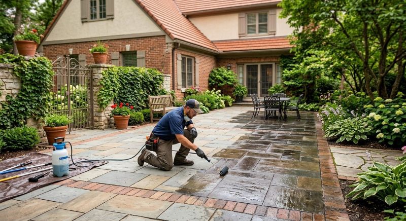 Flagstone Sealing in Renton, WA
