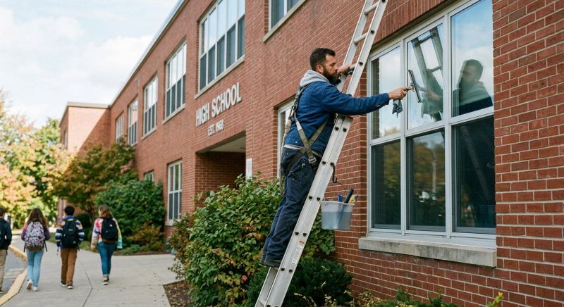 School Window Cleaning in Newark, DE