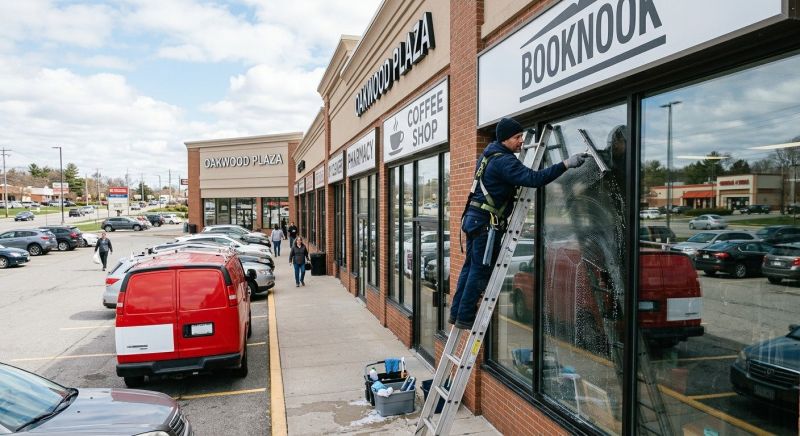 Strip Mall Window Cleaning in Denver, CO